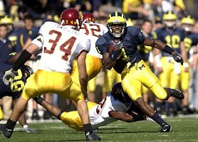 Braylon Edwards (1) and Tim Massaquoi (88)