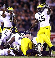 Darnell Hood, David Harris, and Zoltan Mesko
