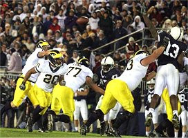 Chad Henne, Michael Hart, Jake Long, and Alex Mitchell