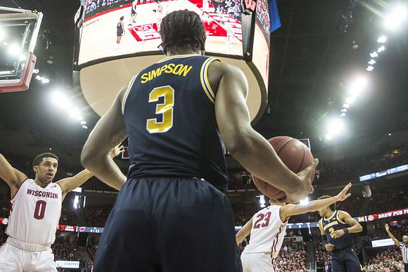 Zavier Simpson (3) and Jordan Poole (2)