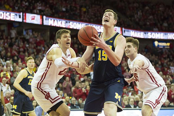 Ignas Brazdeikis (13) and Jon Teske (15)
