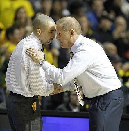 Virginia Commonwealth Head Coach Shaka Smart and John Beilein