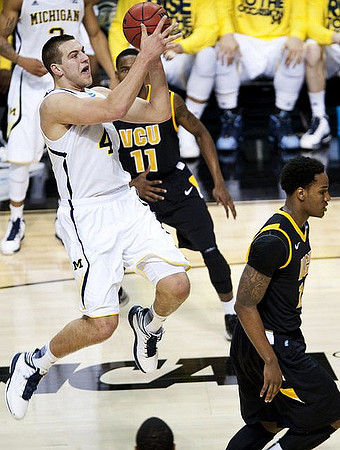 Mitch McGary (4) and Trey Burke (3)