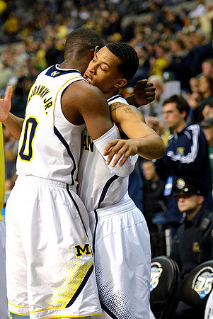 Tim Hardaway Jr. (10) and Trey Burke (3)
