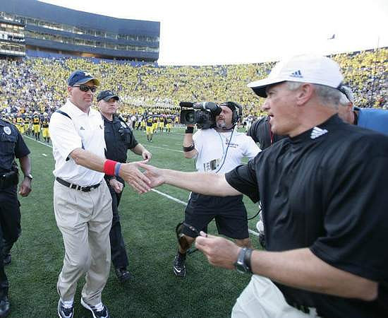 Rich Rodriguez and Bill Cubit