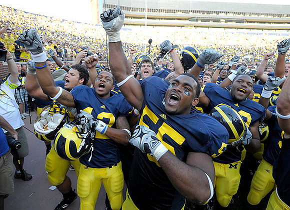 Mike Martin (68), J.B. Fitzgerald (42), and Brandon Graham (55)