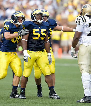 Craig Roh (88), Brandon Graham (55), and Ryan Van Bergen (53)