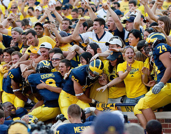 Roy Roundtree (12), Martavious Odoms (9) Jon Conover (83), John Ferrara (74), and Zoltan Mesko(41)