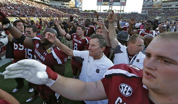 South Carolina Head Coach Steve Spurrier