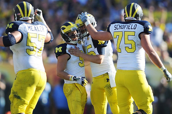 Elliott Mealer (57), Drew Dileo (9), Matt Wile (45), and Michael Schofield (75)