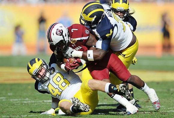 Desmond Morgan (48), Quinton Washington (76), and Jake Ryan (47)
