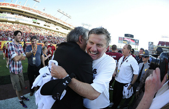 South Carolina Head Coach Steve Spurrier