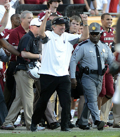South Carolina Head Coach Steve Spurrier