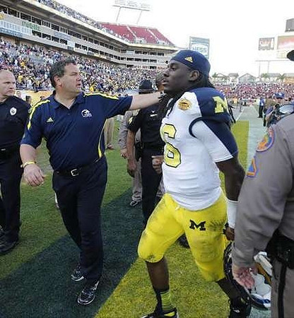 Brady Hoke and Denard Robinson (16)