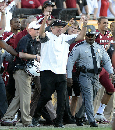 South Carolina Head Coach Steve Spurrier