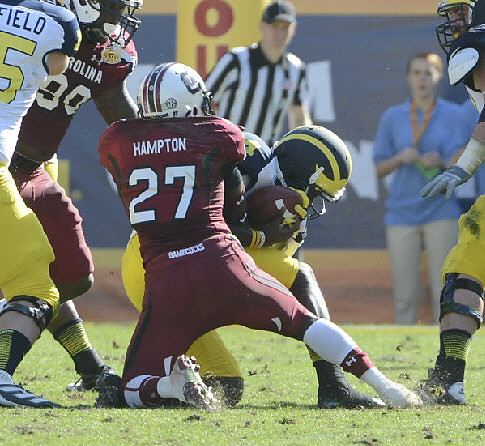 Devin Gardner (12) and Drew Dileo (9)