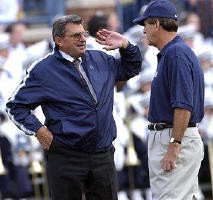 Lloyd Carr and Joe Paterno