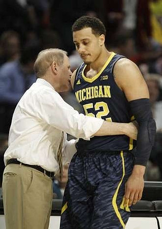John Beilein and Jordan Morgan (52)
