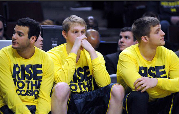 Josh Bartelstein (20), Blake McLimans (22), and Max Bielfeldt (44)