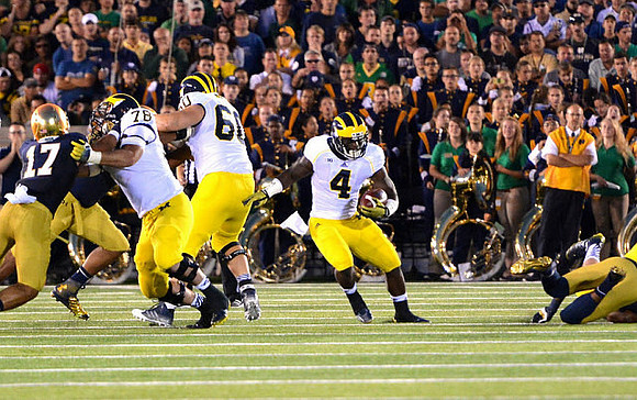 Erik Magnuson (78), Jack Miller (60), and De'Veon Smith (4)