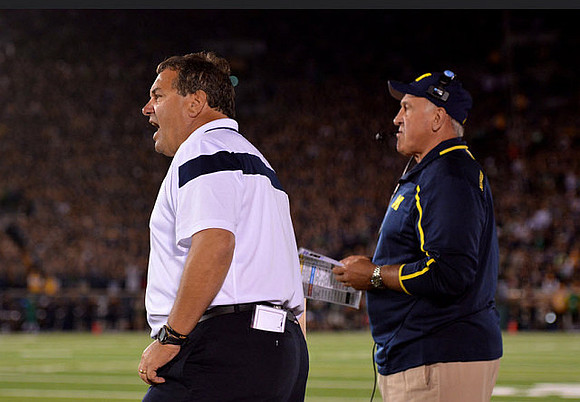 Brady Hoke and Greg Mattison