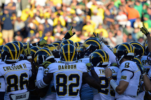 Jehu Chesson (86), Amara Darboh (82), Dymonte Thomas (25), and Russell Bellomy (8)