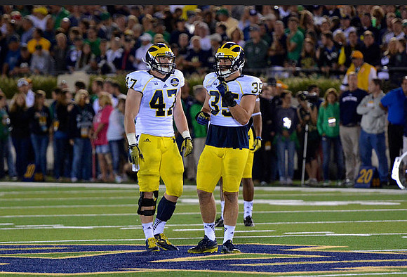 Jake Ryan (47) and Joe Bolden (35)