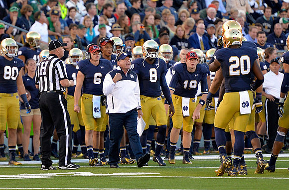 Notre Dame Coach Brian Kelly