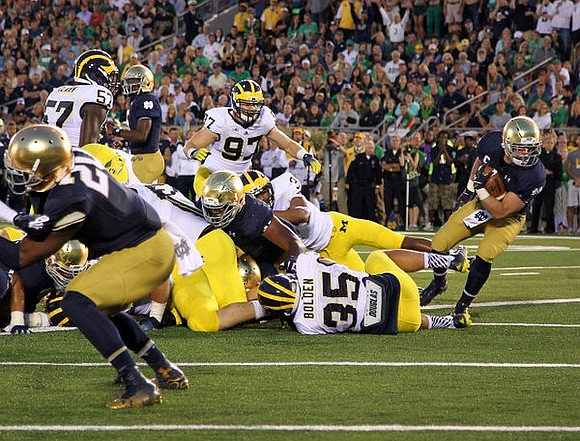 Frank Clark (57), Brennen Beyer (97), and Joe Bolden (35)