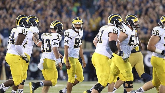 A.J. Williams (84), Scott Sypniewski (43), Kenny Allen (91), Graham Glasgow (61), Kyle Kalis (67), and Ryan Glasgow (96)