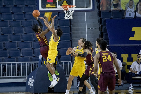 Eli Brooks (55), Franz Wagner (21), and Brandon Johns Jr. (23)