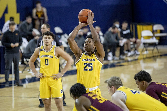 Adrien Nunez (0), Jace Howard (25), and Jaron Faulds (44)