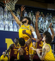 Isaiah Livers (2) and Brandon Johns Jr. (23)
