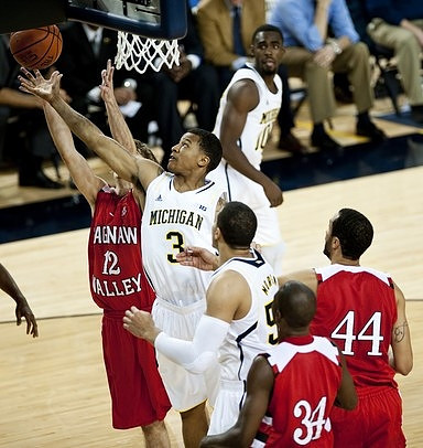 Trey Burke (3) and Tim Hardaway Jr. (10)