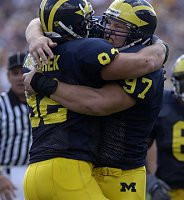 Dan Rumishek (92) and Shawn Lazarus (96)