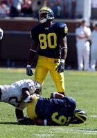 Tyrece Butler (9) and Braylon Edwards (80)
