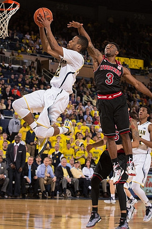 Muhammad-Ali Abdur-Rahkman (12) and Aubrey Dawkins (24)