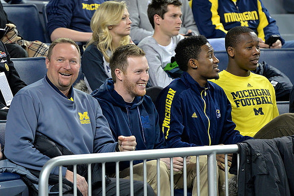 Tim Drevno and Jay Harbaugh