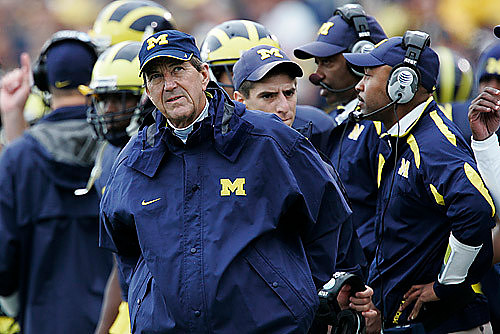 Lloyd Carr and Erik Campbell