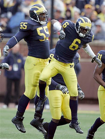 Brandon Graham, Donovan Warren, Brandent Englemon, and Tim Jamison