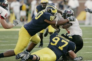 Alan Branch (80) and Will Johnson (97)