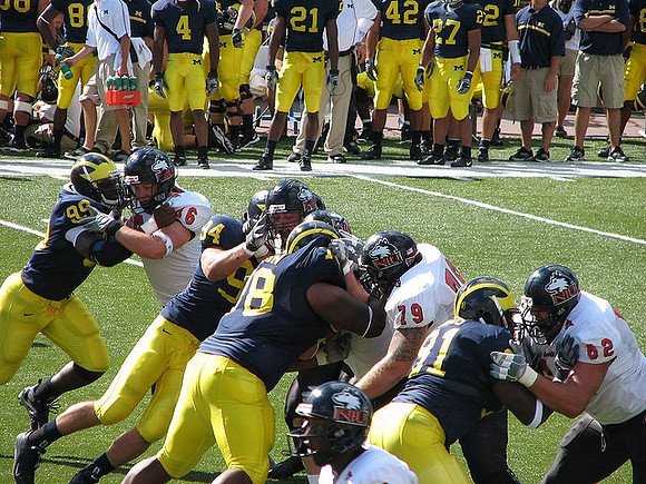 Pierre Woods (99), Pat Massey (94), Gabe Watson (78), and  Rondell Biggs (91)
