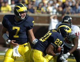 Chad Henne (7) and Michael Hart (20)