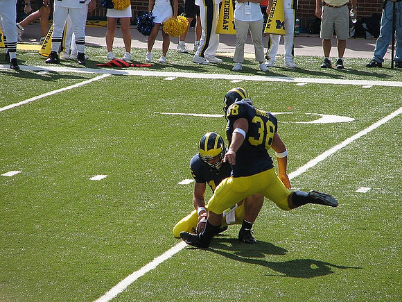 Garrett Rivas (38) and Matt Gutierrez (12)