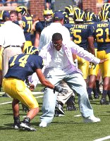 Braylon Edwards (1) and Morgan Trent (14)
