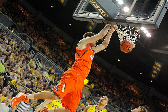 Stu Douglass (1), Jordan Morgan (52), and Zack Novak (0)