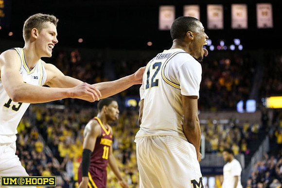 Moritz Wagner (13) and Muhammad-Ali Abdur-Rahkman (12)