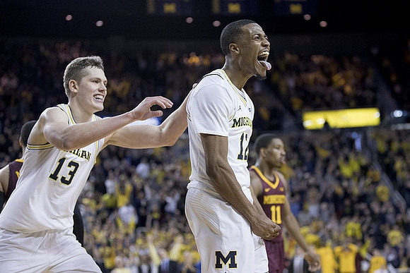 Moritz Wagner (13) and Muhammad-Ali Abdur-Rahkman (12)