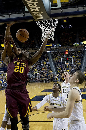 Zavier Simpson (3), Moritz Wagner (13), and Duncan Robinson (22)