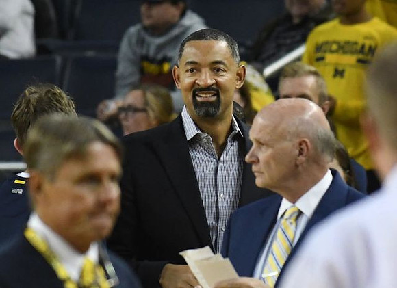 Juwan Howard and Phil Martelli